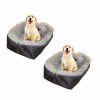 Home And Lifestyle Soga Pet Beds | Soga 2X Black Dual-Purpose Cushion Nest Cat Dog Bed Warm Plush Kennel Mat Pet Home Travel Essentials