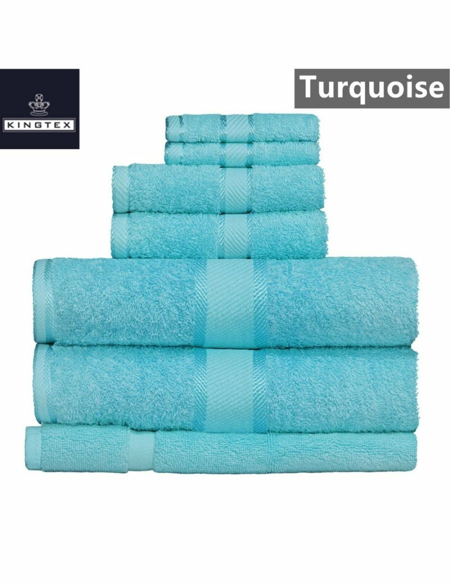 Home And Lifestyle Kingtex Bath Sheets | Kingtex 7 Piece Towel Bath Sheet Set