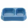 Home And Lifestyle KG Electronics Pet Food & Drink | Pawsclaws 32Cm Pet Essentials Large Square Dual Pet Bowl-Assorted