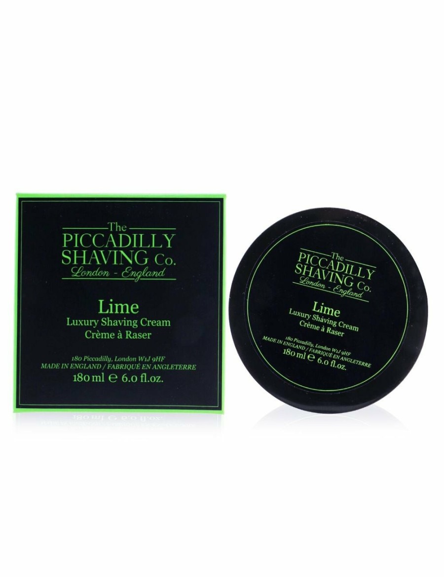 Beauty The Piccadilly Shaving Co. | The Piccadilly Shaving Co. Lime Luxury Shaving Cream 180G/6Oz