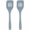 Home And Lifestyle LADELLE Cooking Utensils | 2X Ladelle Craft Blue Silicone Kitchenware Slotted Turner Serving Utensil