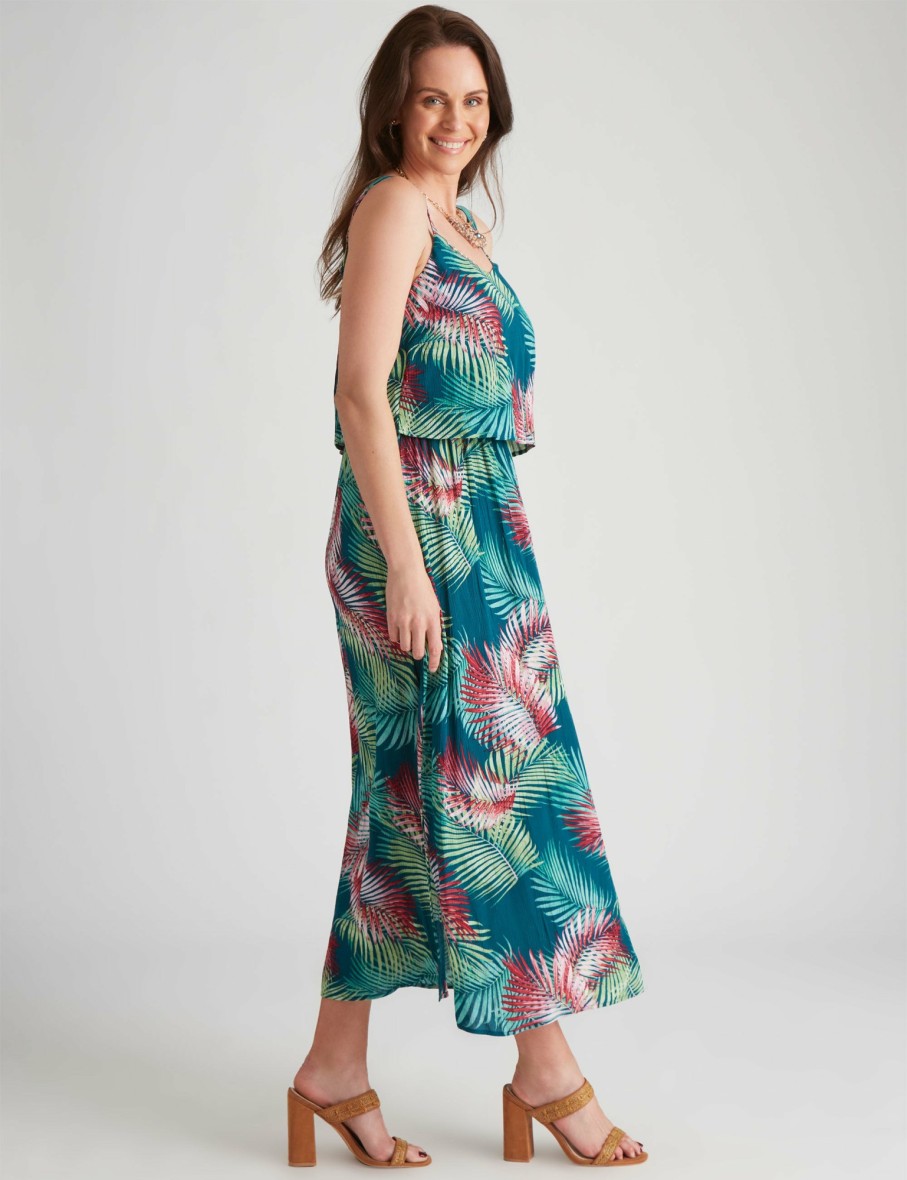 Women Millers Maxi Dresses | Millers Layered Crinkle Maxi Dress