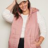 Women Autograph Puffers | Autogaph Woven Detachable Hood Puffer Vest