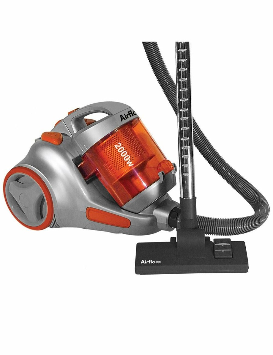 Home And Lifestyle AIRFLO Vacuum Cleaners | Airflo 2000W Bagless Vacuum Orange