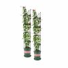 Outdoors Soga Garden Decor | Soga 2X 163Cm 4-Bar Plant Frame Stand Trellis Vegetable Flower Herbs Outdoor Vine Support Garden Rack With Rings