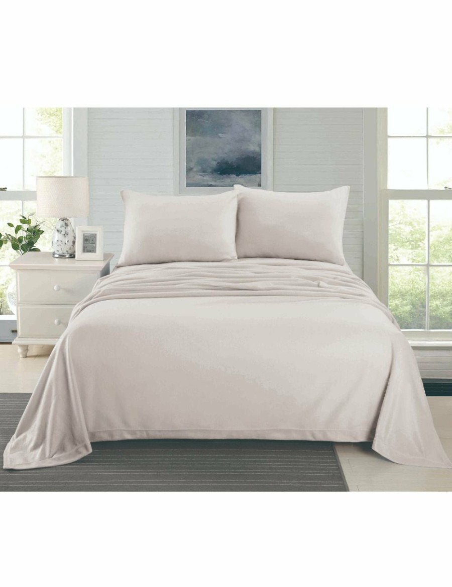 Home And Lifestyle Shangri-La Flannelette Sheets | Shangri-La Linen Ultra Soft Cashmere-Feel Microfibre Flannelette Sheet Set