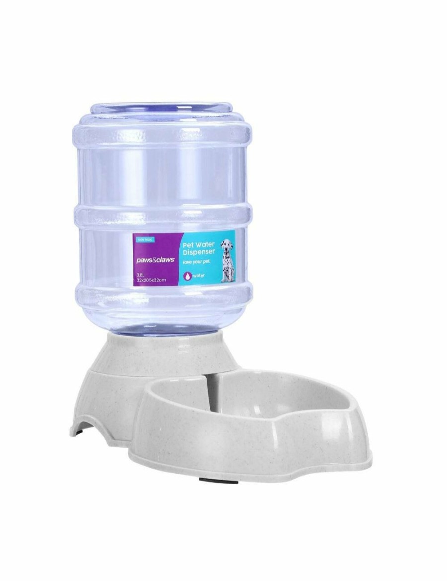 Home And Lifestyle KG Electronics Pet Food & Drink | Pawsandclaws Barrel Pet Water Dispenser 3.8L 32X20.5X32Cm