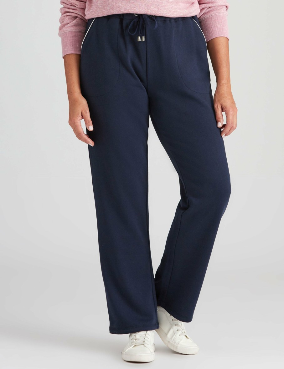 Women Millers Trackpants | Millers Regular Legs Leisure With Piping Detail Pants