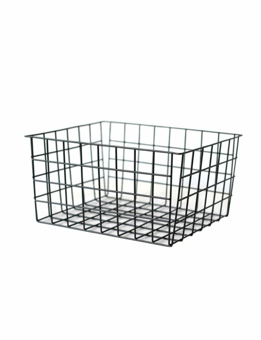 Home And Lifestyle HOD Health & Home Baskets & Boxes | Iron Storage Basket For Kitchen Fruits And Vegetables Iron Wire Woven Egg Basket Snack Table Top Finishing