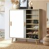 Home And Lifestyle Oikiture Storage | Oikiture Shoes Rack Shoe Storage Cabinet Organiser Sideboard Shelf Cupboard