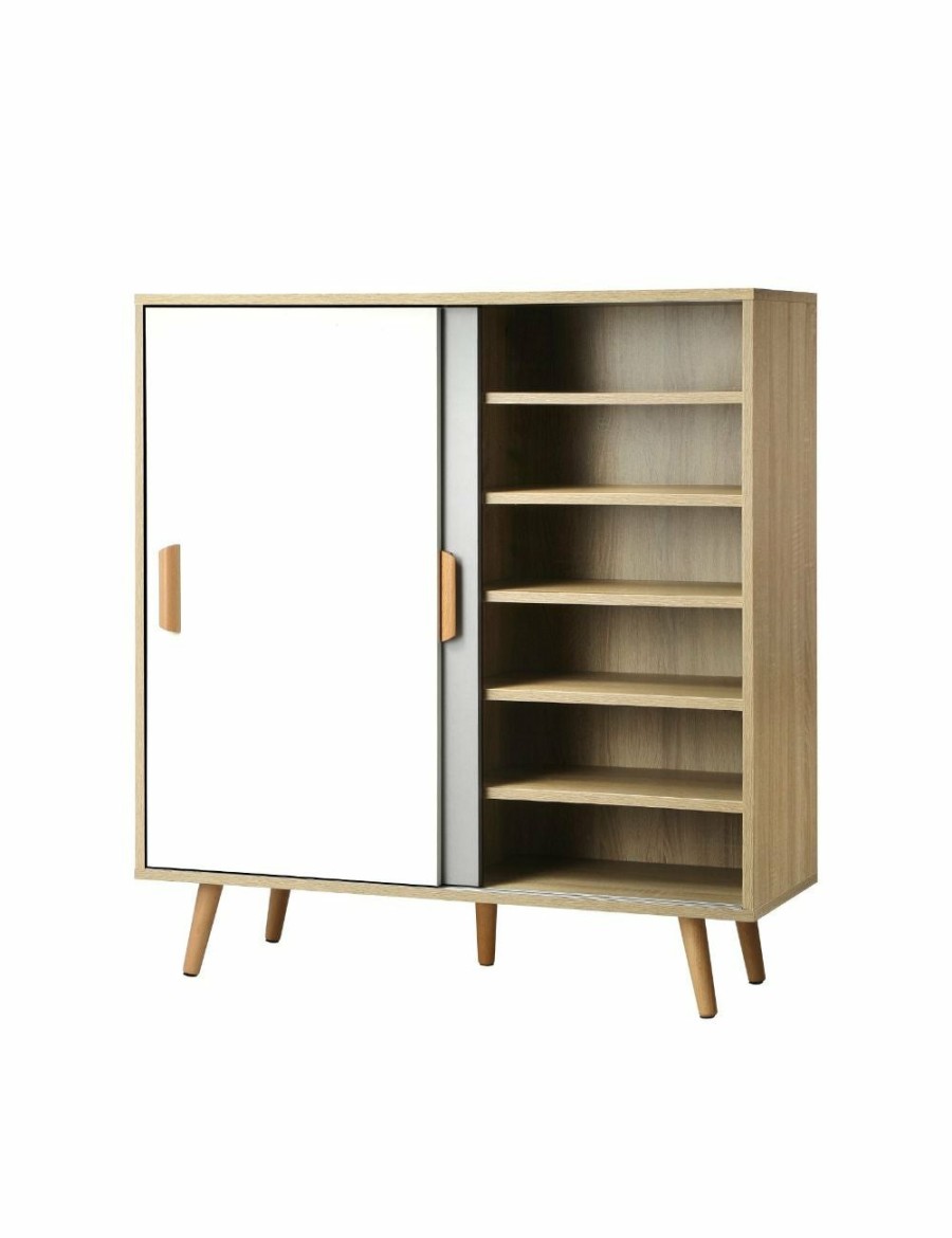 Home And Lifestyle Oikiture Storage | Oikiture Shoes Rack Shoe Storage Cabinet Organiser Sideboard Shelf Cupboard