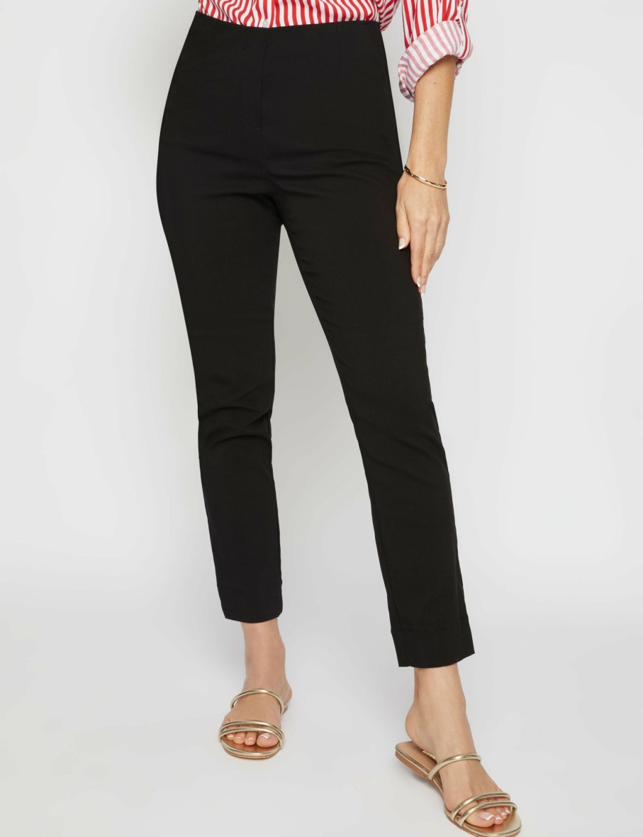 Women Millers Pants | Millers Full Length Side Split Hem Bengaline Pant