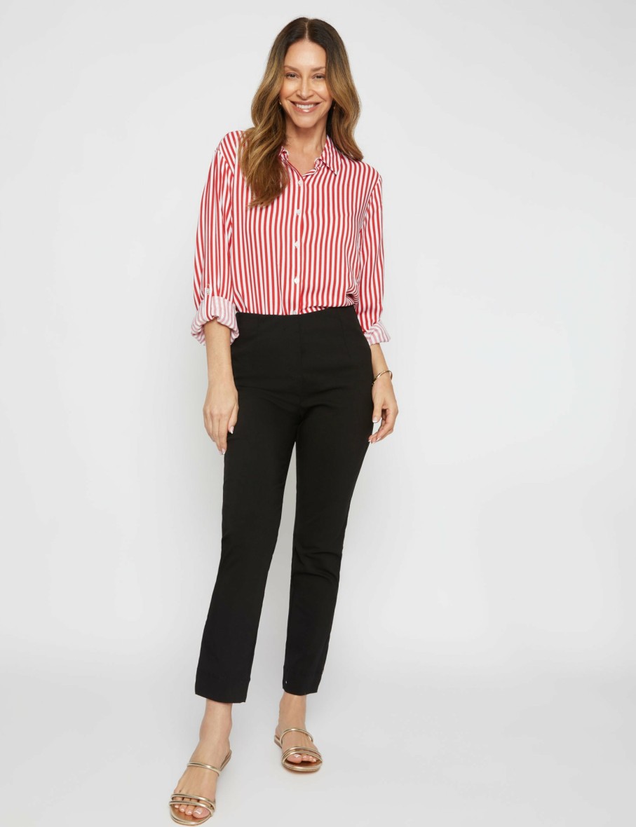 Women Millers Pants | Millers Full Length Side Split Hem Bengaline Pant