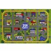 Home And Lifestyle Simply Wholesale Rugs | Fun City Traffic Road 100X150Cm Green Area Rug Default Title