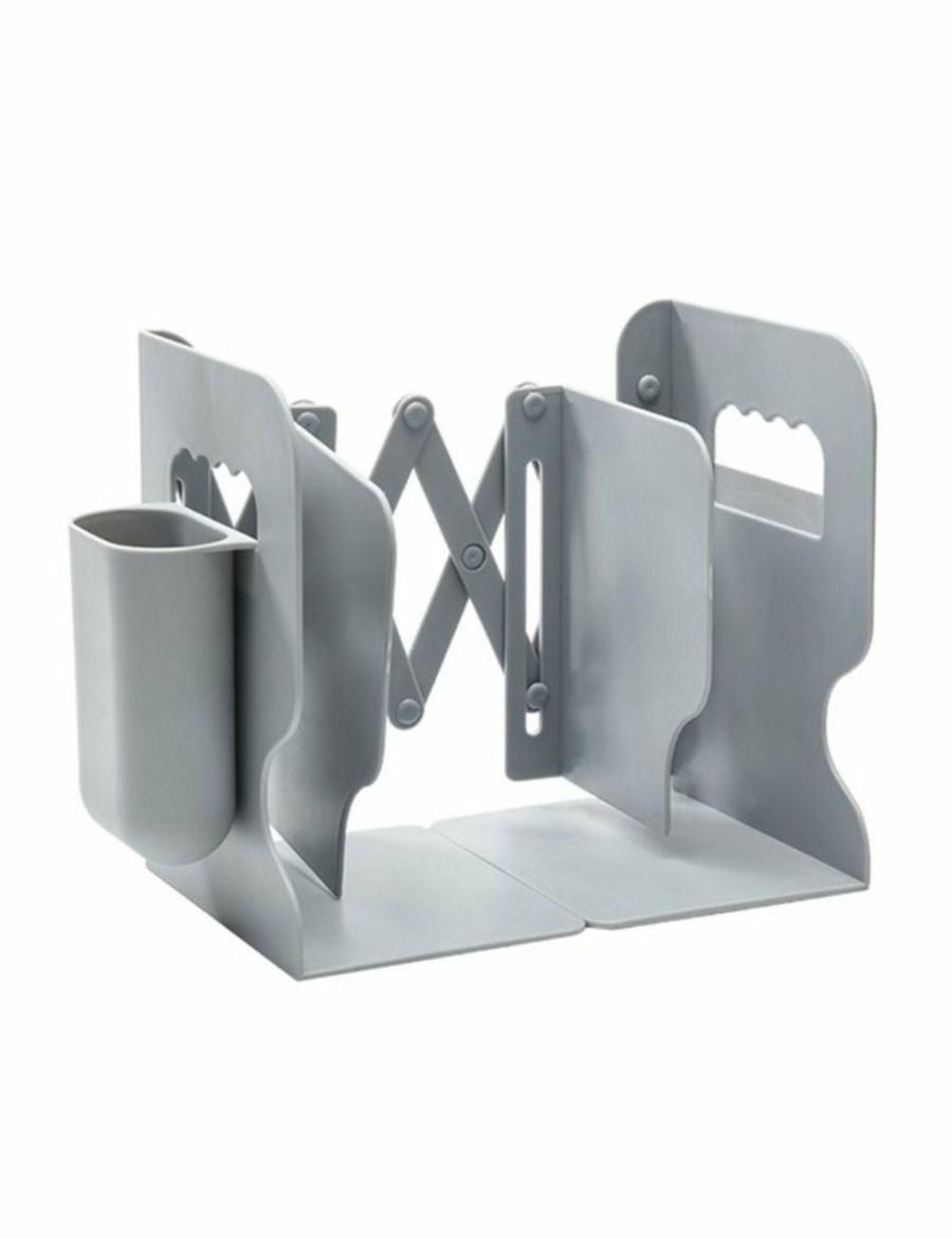 Home And Lifestyle HOD Health & Home Book Ends | 2 In 1 Adjustable Book Holder - Standard