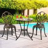 Outdoors Livsip | Livsip 3Pcs Bistro Outdoor Setting Chairs Table Patio Dining Set Furniture