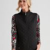 Women NoniB Puffers | Quilted Fleece Vest