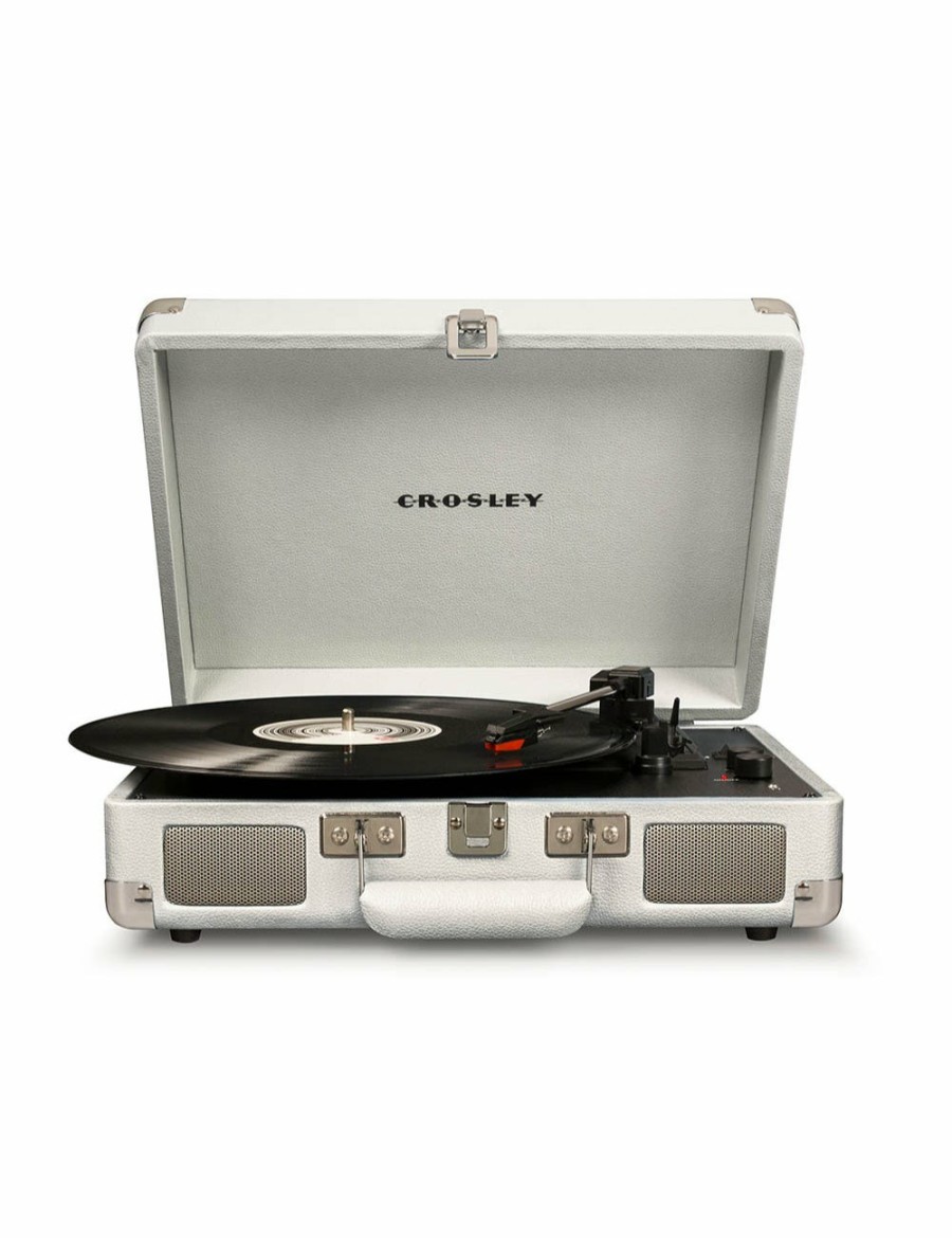 Home And Lifestyle CROSLEY Turntables | Crosley Crosley Cruiser White Sands - Bluetooth Portable Turntable