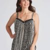 Women Millers Singlets & Tanks | Millers Sleeveless Lace Trim Cami