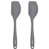 Home And Lifestyle LADELLE Cooking Utensils | 2X Ladelle Craft Grey Speckled Kitchenware Silicone Spatula Serving Utensil