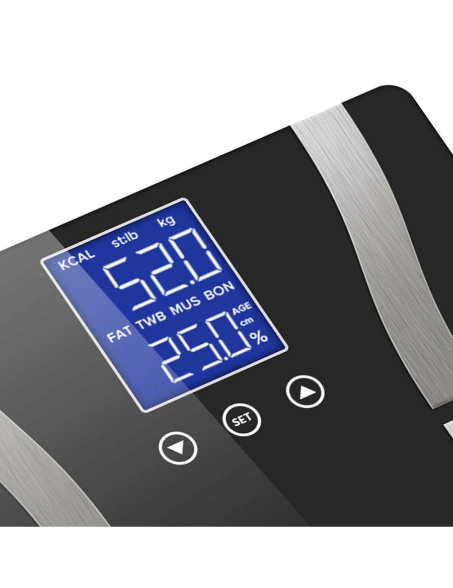 Sport & Fitness Soga Weights | Soga Digital Body Fat Weight Scale Lcd Electronic