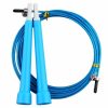 Sport & Fitness HOD Health & Home Aerobic | 3 Metre Adjustable Steel Skipping Ropes Jump Cardio Exercise Fitness Gym Crossfit - Blue