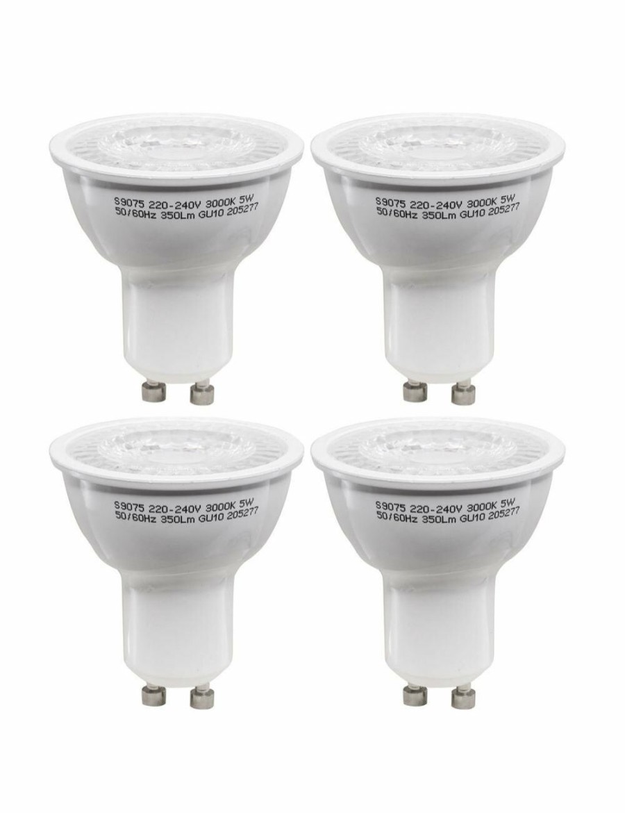 Home And Lifestyle KG Electronics Ceiling Lights | Energizer Led Gu10 5W Warm Downlight Bulb 6Pk