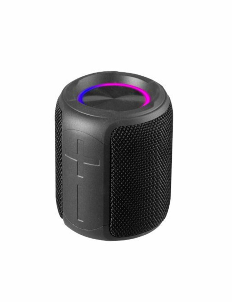 Home And Lifestyle WAVE Bluetooth Speakers | Wave 12W Ipx7 Led Bt Portable Speaker Amped Series For Smartphones Small Black