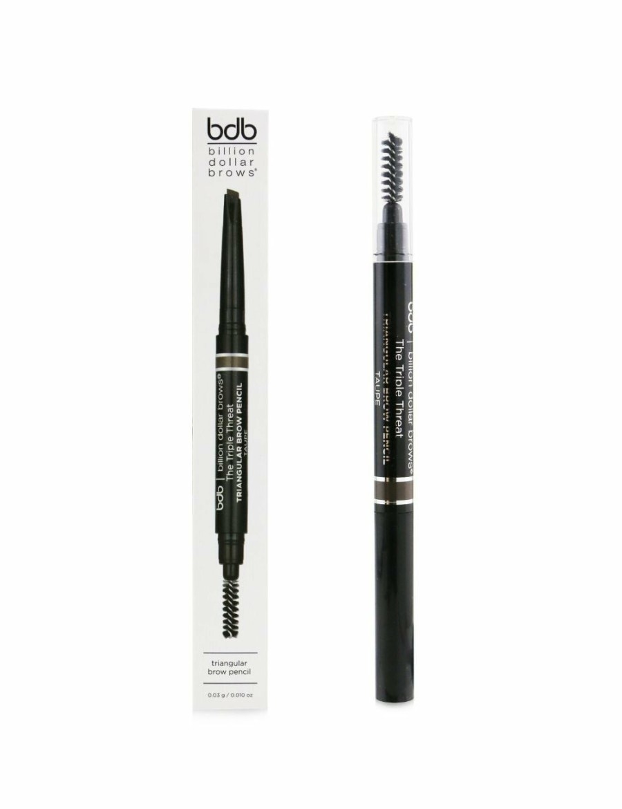 Beauty Billion Dollar Brows Eyebrow | Billion Dollar Brows The Triple Threat: Triangular Brow Pencil - # Taupe 0.03G/0.01Oz