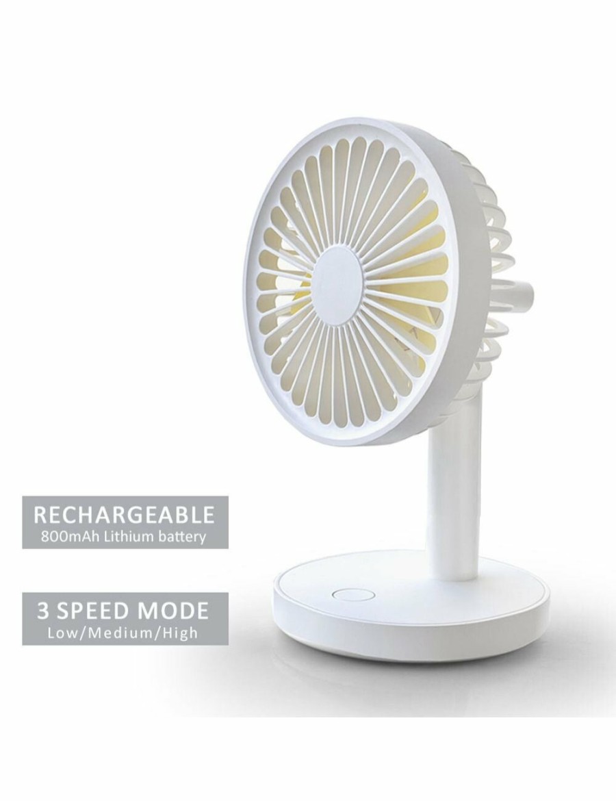 Home And Lifestyle SANSAI Heating & Cooling | Sansai Desktop Fan W/ Night Light