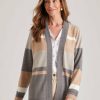 Women Millers Cardigans | Millers Long Sleeve Supersoft Stripe Cardigan