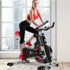 Sport & Fitness NNEDPE Exercise Bikes | Nnedpe Is-500 Heavy-Duty Exercise Spin Bike Electroplated - Silver