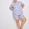 Women Autograph Pyjamas | Autograph Woven Short Sleeve Shorts Pyjama Set