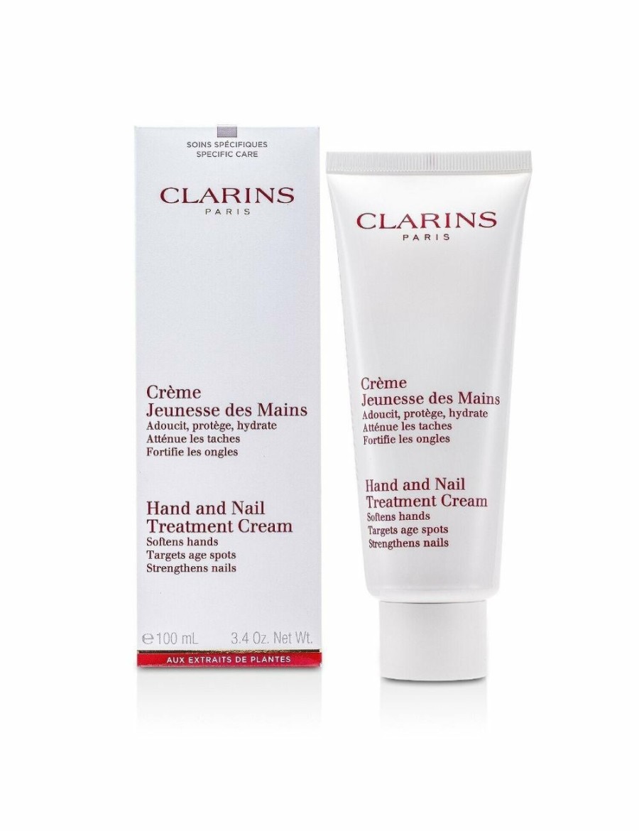 Beauty Clarins Masks And Treatments | Clarins Hand & Nail Treatment Cream 100Ml/3.3Oz