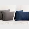 Home And Lifestyle Royal Comfort Silk Pillowcases | Royal Comfort Mulberry Silk Pillowcase Combo - 2 X Twin Packs Charcoal + Navy