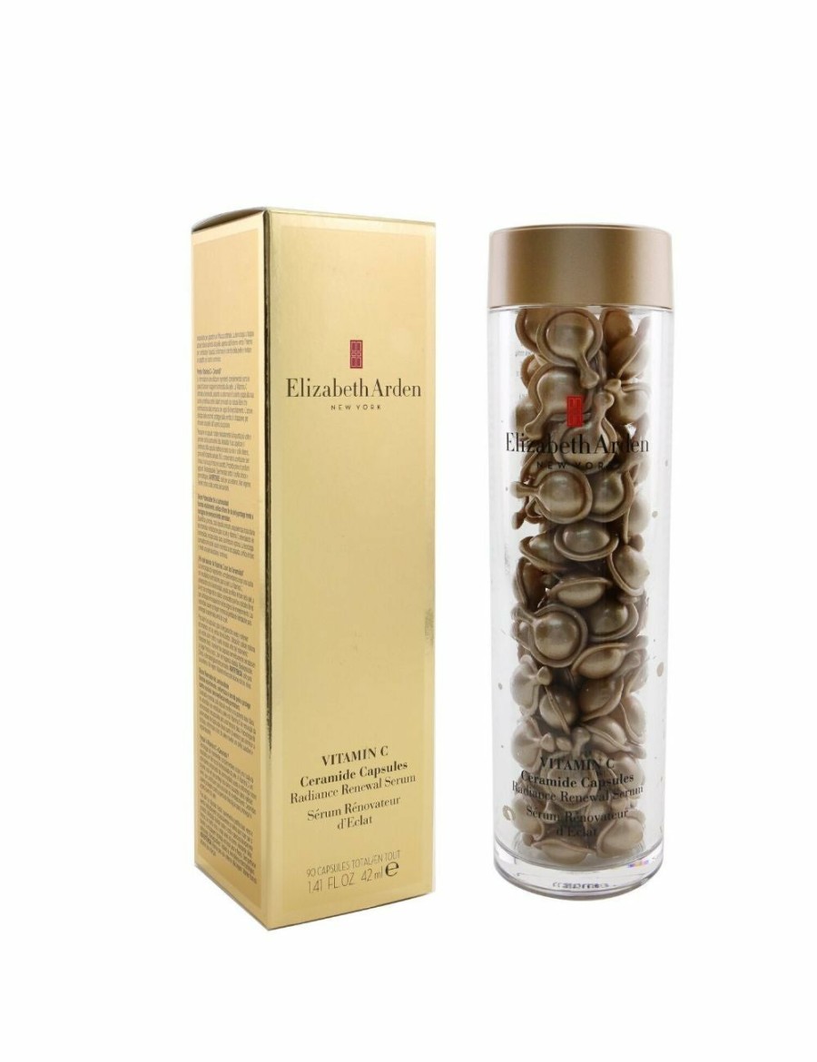 Beauty Elizabeth Arden Oils And Serums | Elizabeth Arden Ceramide Vitamin C Capsules - Radiance Renewal Serum 90Caps