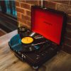 Home And Lifestyle CROSLEY Turntables | Crosley Crosley Cruiser Black - Bluetooth Portable Turntable