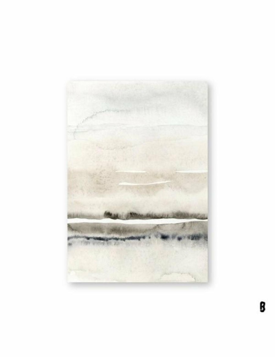 Home And Lifestyle HOD Health & Home Wall Decor | Nordic Watercolor Canvas Prints- 30X40 Cm- B