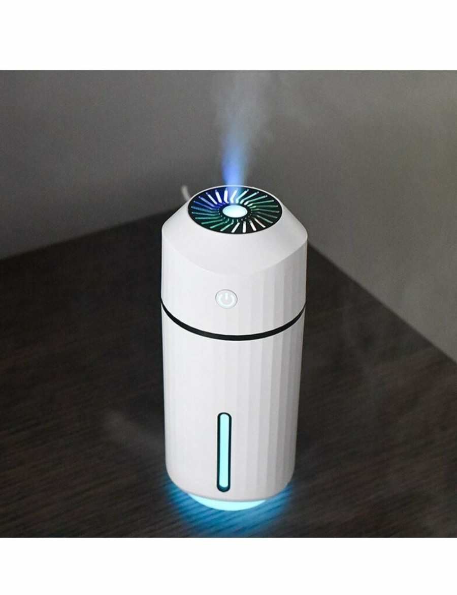 Home And Lifestyle Mega Deal Warehouse Humidifiers & Purifiers | 320Ml Ultrasonic Car Air Humidifier Scent Diffuser Usb Powered