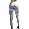 Women ICB Active Bottoms | Honeycomb Printed Yoga Pants - Grey With White