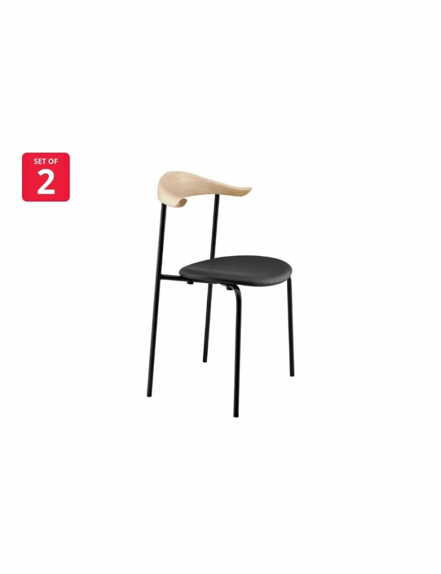 Home And Lifestyle NNEKGE Chairs | Nnekge Set Of 2 Hans J. Wegner Ch88P Dining Chair Replica