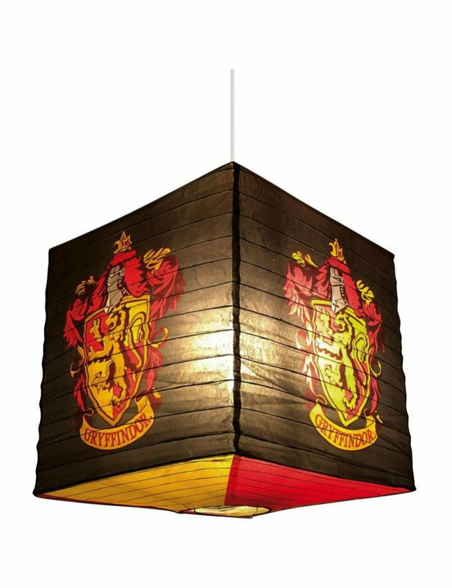 Home And Lifestyle Harry Potter Shades & Fixtures | Harry Potter Paper Gryffindor Light Shade