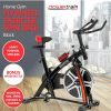 Sport & Fitness NNEDPE Exercise Bikes | Nnedpe Home Gym Flywheel Exercise Spin Bike - Black