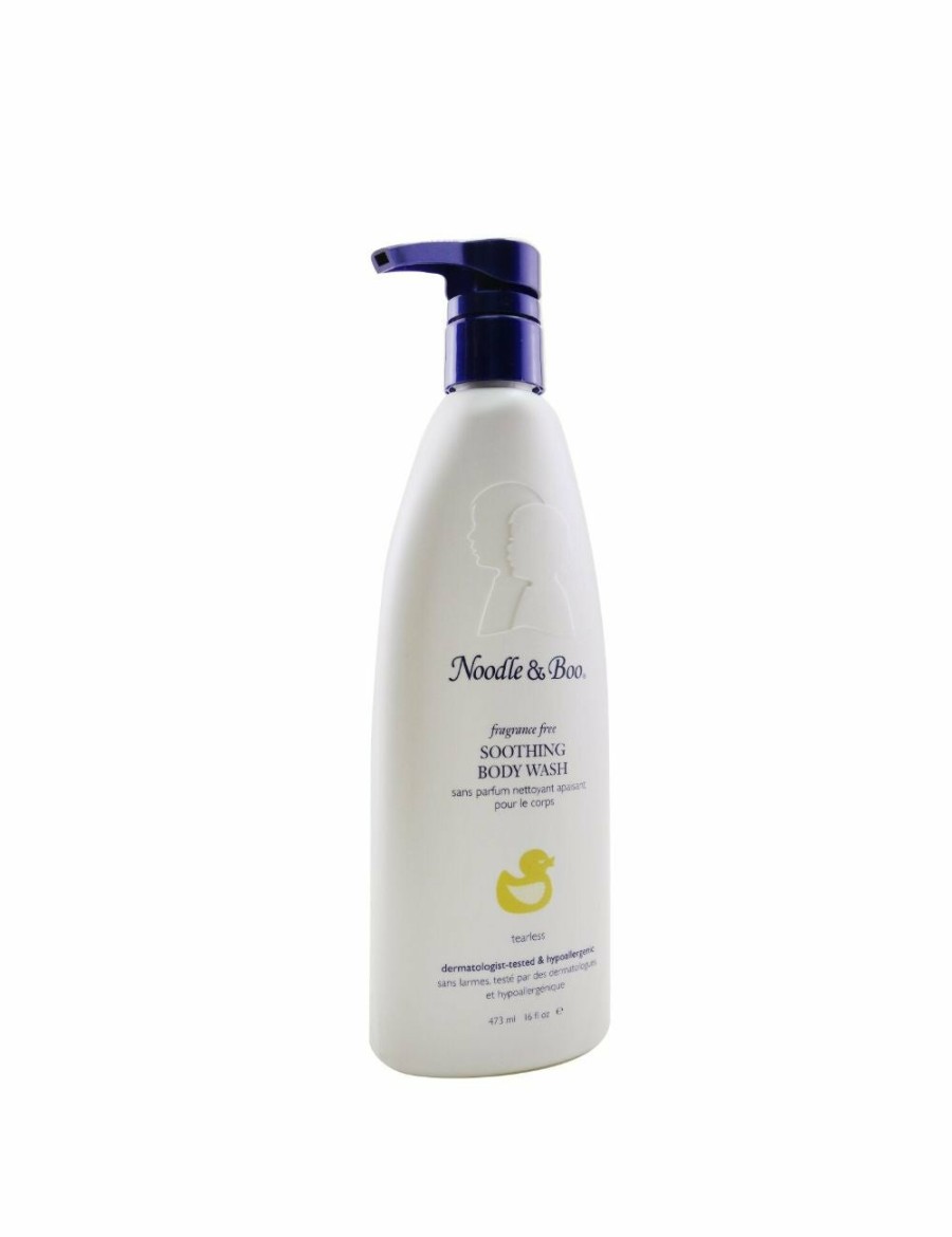 Beauty Noodle & Boo Soap & Body Wash | Noodle & Boo Soothing Body Wash - Fragrance Free (Dermatologist-Tested & Hypoallergenic) 473Ml/16Oz