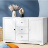 Home And Lifestyle Oikiture Storage | Oikiture Buffet Sideboard Cabinet Storage Cupboard Hallway Hamptons Furniture