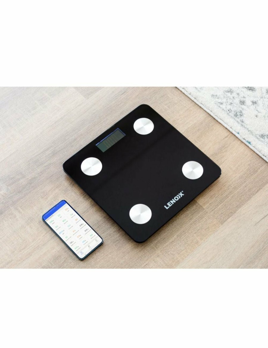 Home And Lifestyle LENOXX Bathroom Scales | Lenoxx Ws130 Smart Home Digital Body Weight/Bmi/Fat Bathroom Scale 180Kg