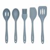 Home And Lifestyle LADELLE Cooking Utensils | 5Pc Ladelle Craft Blue Silicone Kitchenware Cooking/Serving Utensil Set