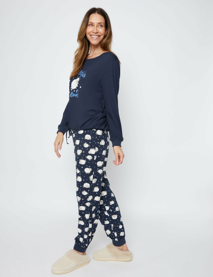 Women Millers Pyjamas | Ls Pj Set W Drawcord