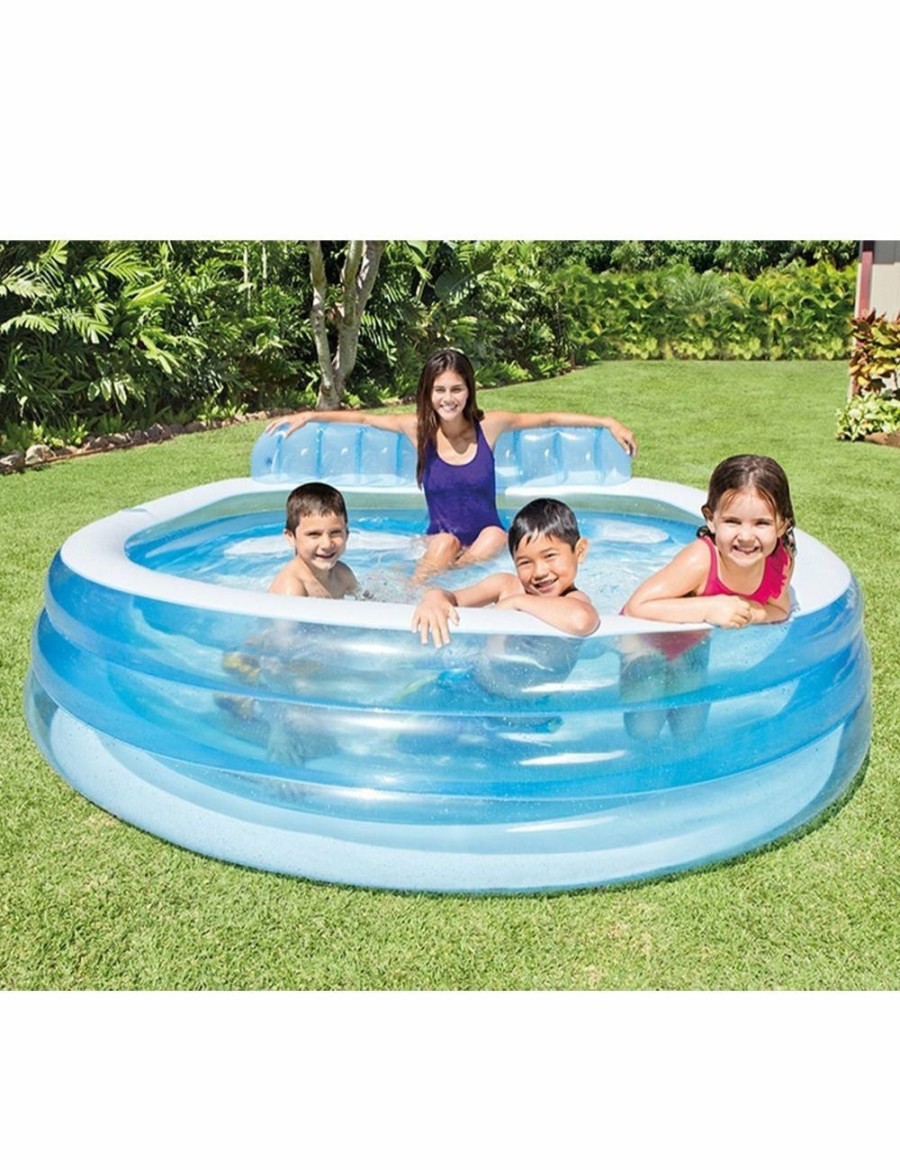 Outdoors KG Electronics | Intex 229Cm Swim Centre Family Lounge Inflatable Swimming Pool