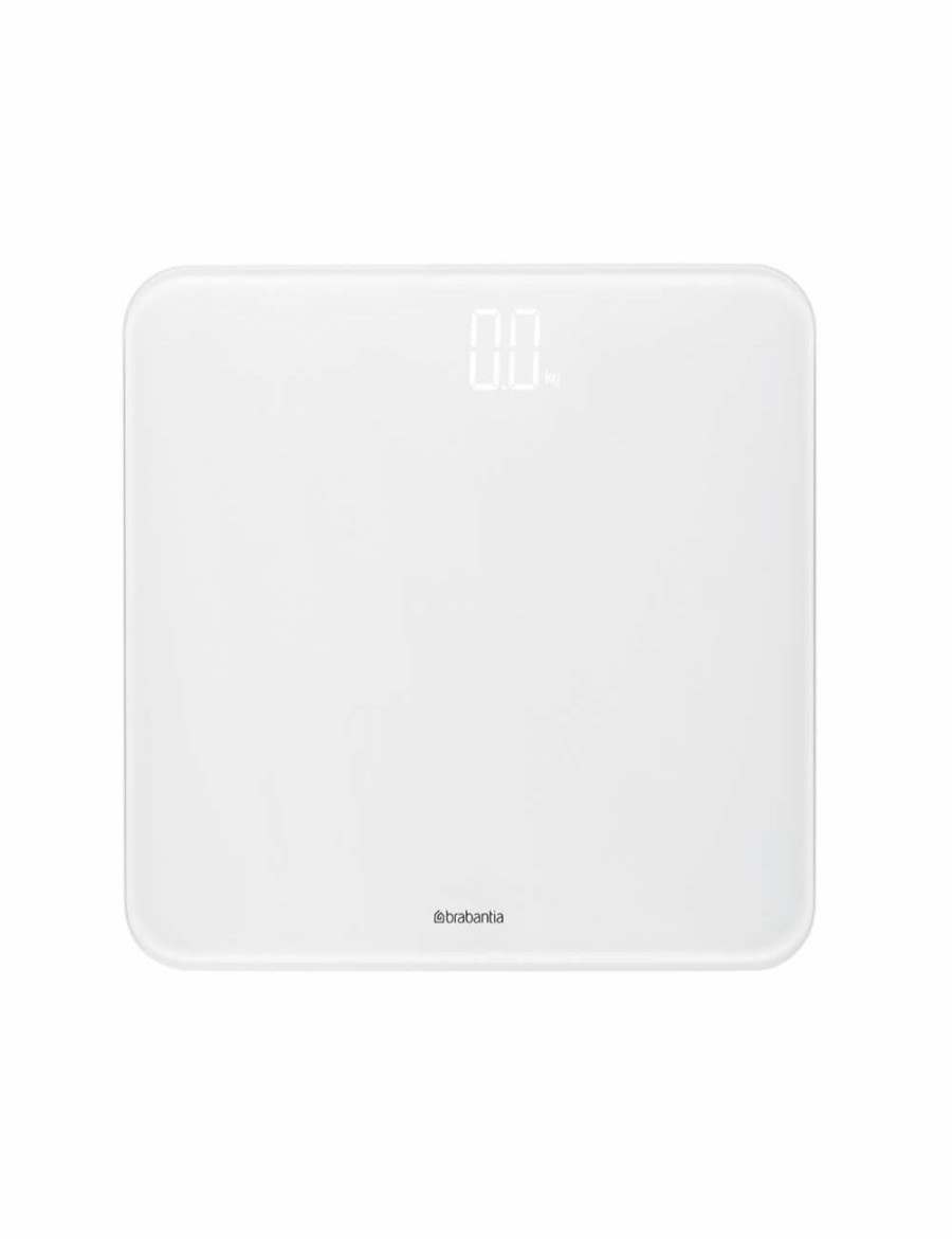 Home And Lifestyle Brabantia Bathroom Scales | White Brabantia Digital Bathroom Scale